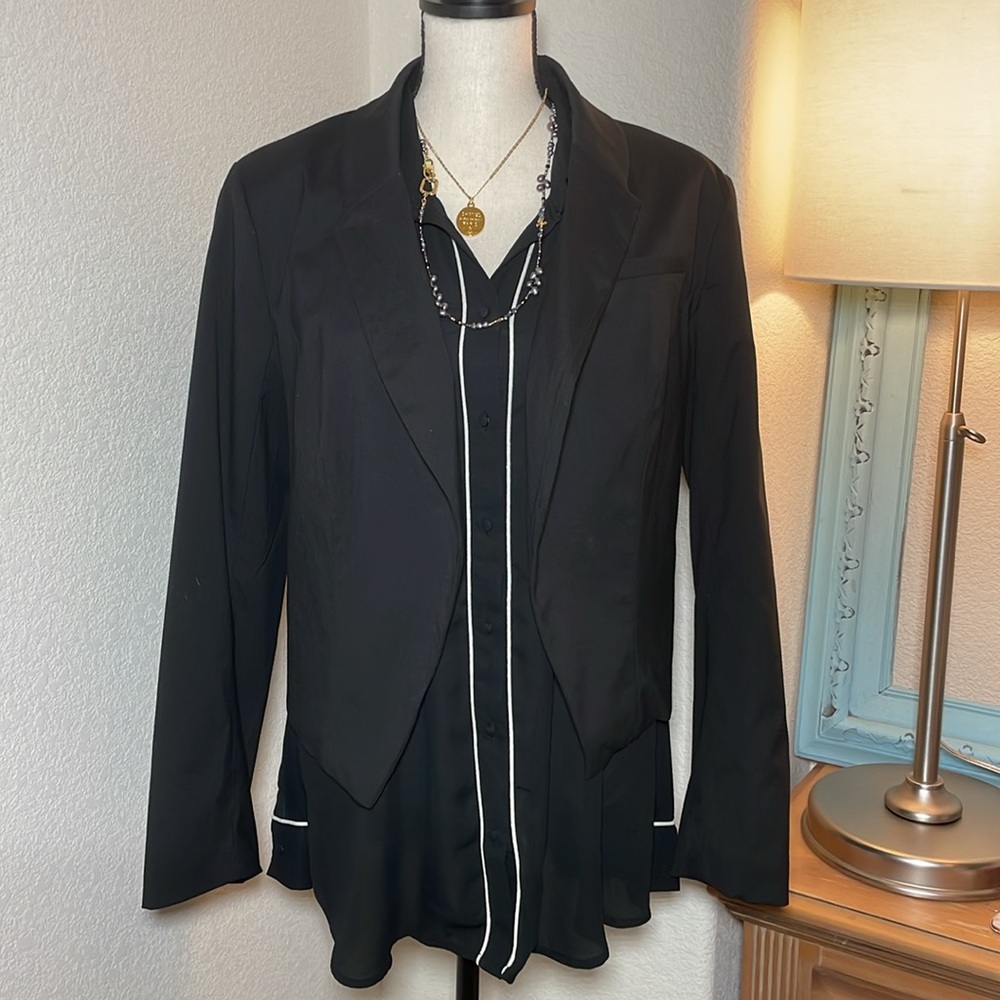 Who What Wear Black Blouse - Picture 3 of 9